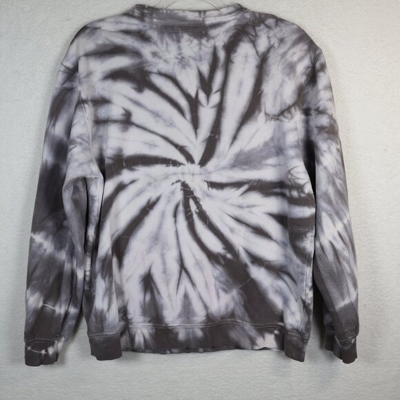 THE ROLLING STONES Sweatshirt Mens Oversized Small Tie Die Logo Tongue Crew Neck - Picture 6 of 6